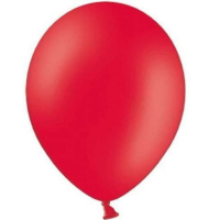 Červený pastelový balónek průměr 30 cm