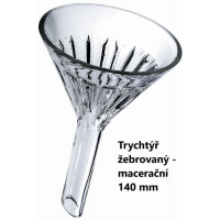 Skleněný macerační trychtýř 14 cm