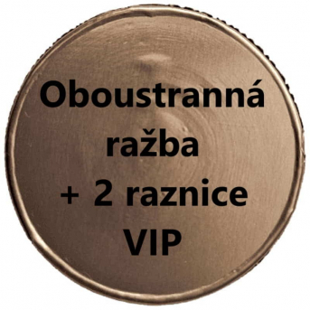 Čokoládové mince s ražbou - 1000 ks zakázka - VIP