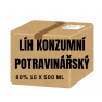 Líh konzumní - potravinářský 80% 15 x 0,5 l