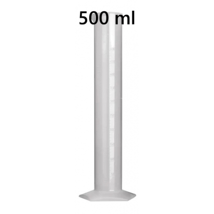 Plastový odměrný válec 500 ml